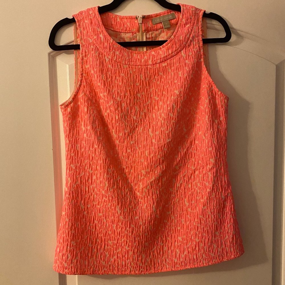 Banana Republic Pink/Coral Top (Size 8)